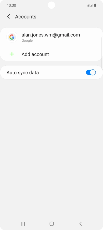 Press the Home key to return to the home screen.