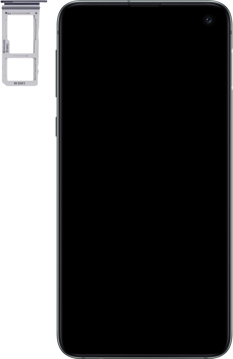 Place your SIM as illustrated next to the SIM holder.