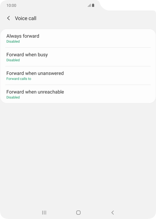Press the Home key to return to the home screen.