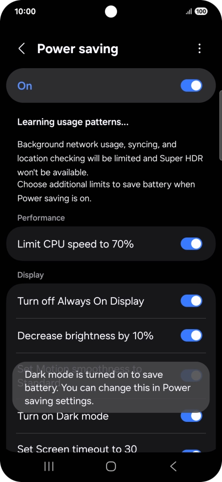 Press the Home key to return to the home screen.