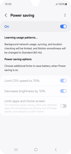Press the Home key to return to the home screen.