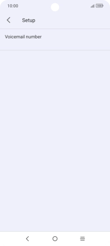 Press Voicemail number.