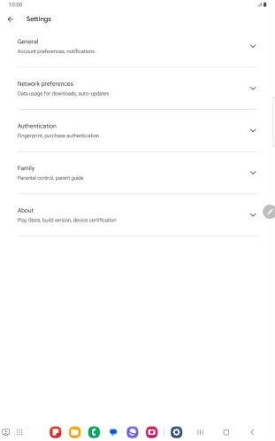Press Network preferences.