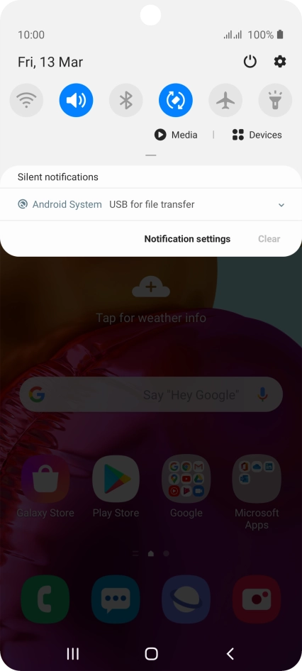 Press Android System.