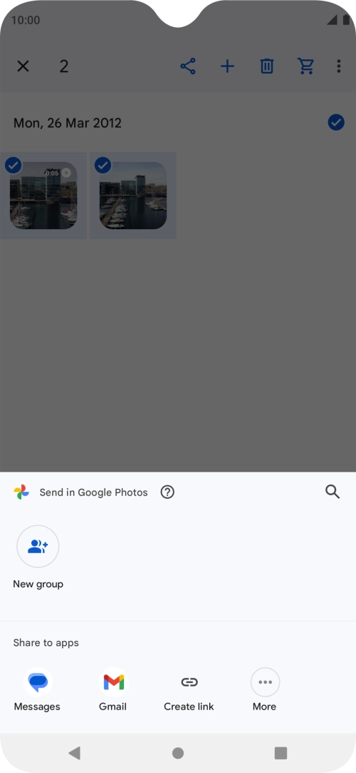 Press the field above 