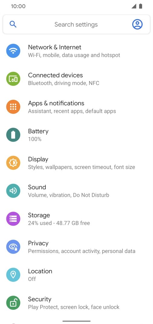Press Apps & notifications.