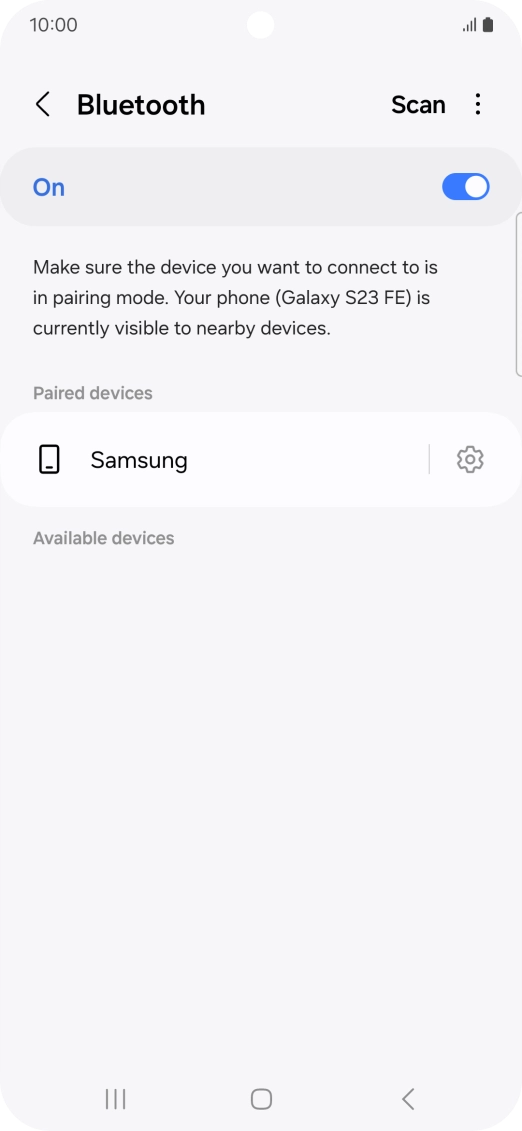 Press the Home key to return to the home screen.