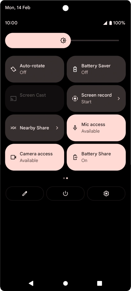 Slide your finger upwards starting from the bottom of the screen to return to the home screen.