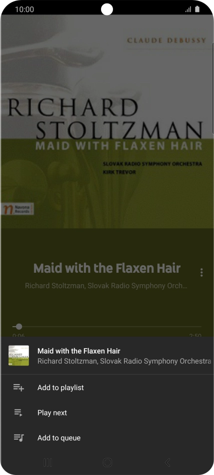 Press Add to playlist.