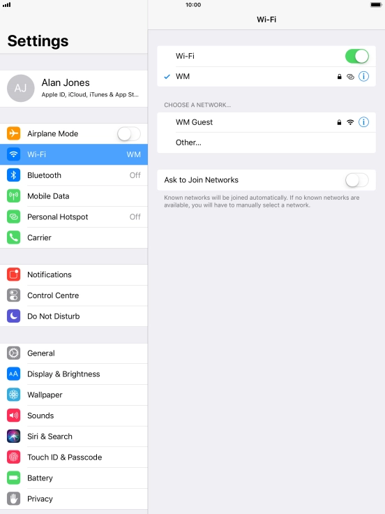 Press the Home key to return to the home screen.