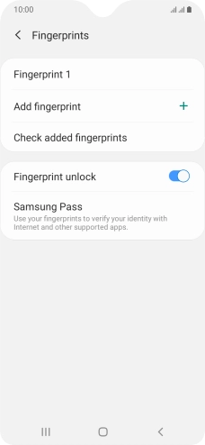 Press the Return key twice.