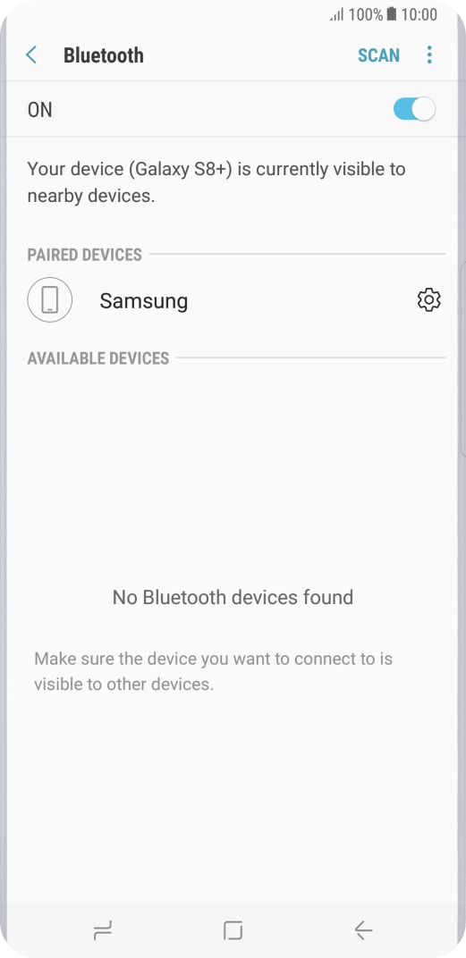 Press the Home key to return to the home screen.