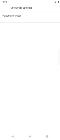 Press Voicemail number.