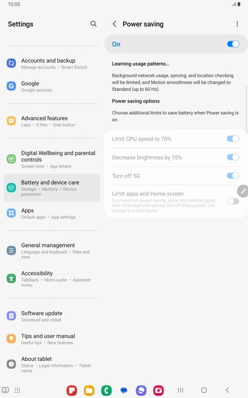 Press the Home key to return to the home screen.