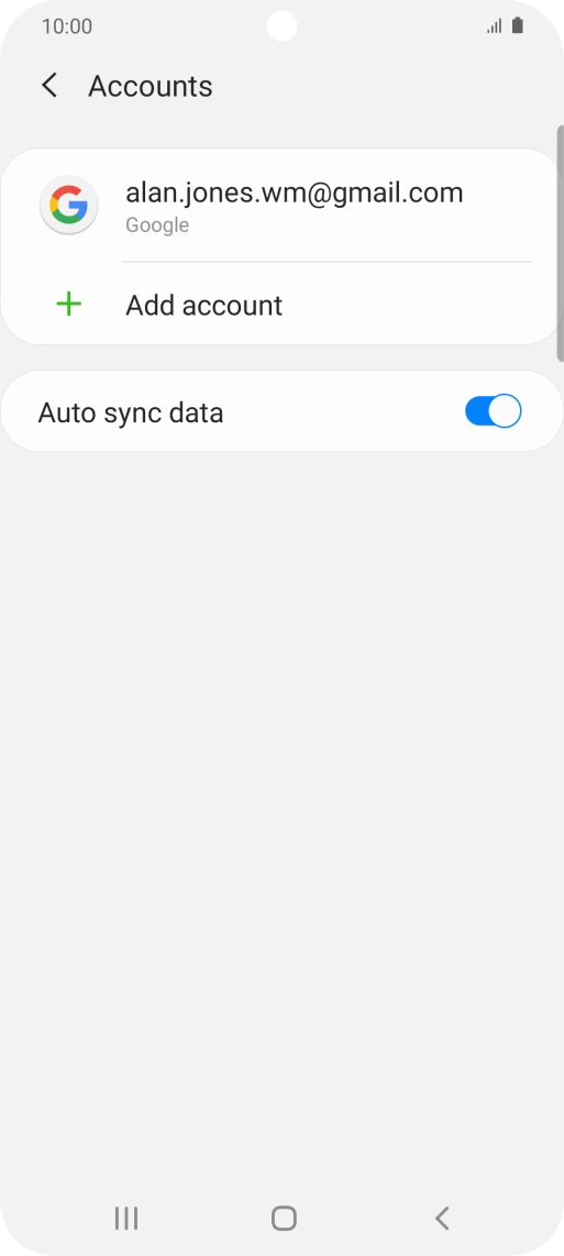 Press the Home key to return to the home screen.