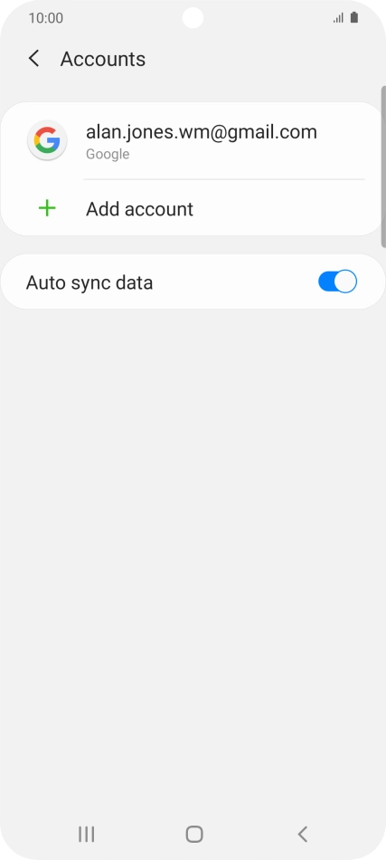 Press the Home key to return to the home screen.