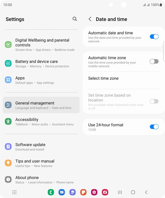 Press the Home key to return to the home screen.
