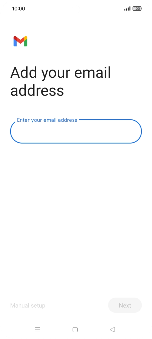 Press the field below 