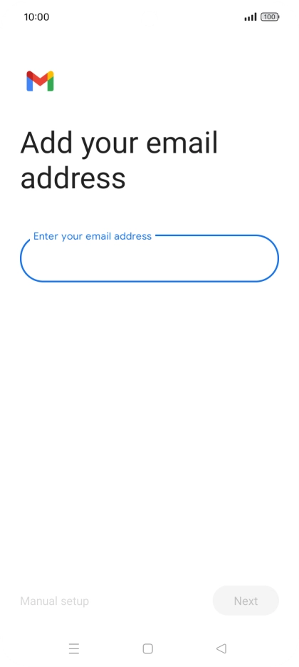 Press the field below 