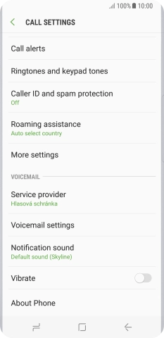 Press More settings.