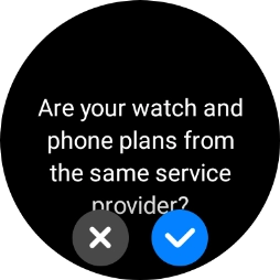 Press the confirm icon.