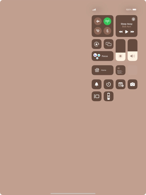 Press the sound mode icon to turn silent mode on or off.