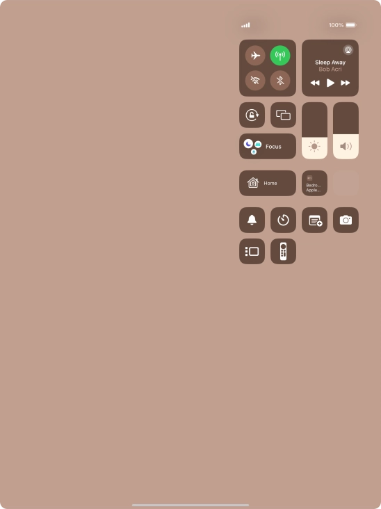 Press the sound mode icon to turn silent mode on or off.