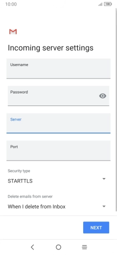 Press the field below 