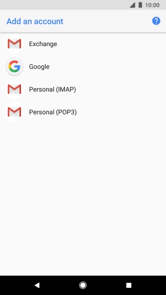 Press Personal (POP3).