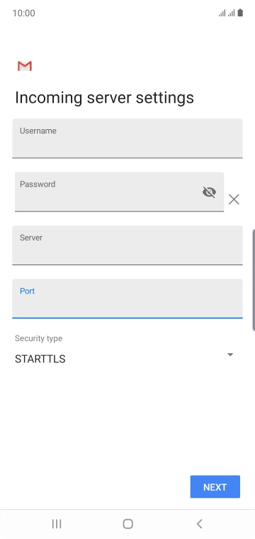 Press the drop down list below 