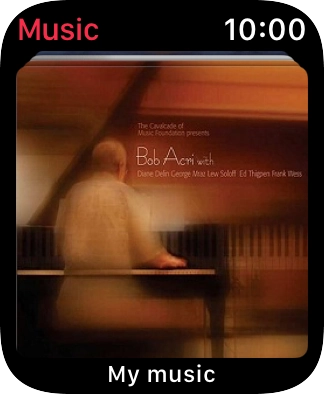 Slide your finger downwards starting from the top of the screen to see the menu.