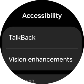 Press TalkBack and follow the instructions on the screen to turn the function on or off.