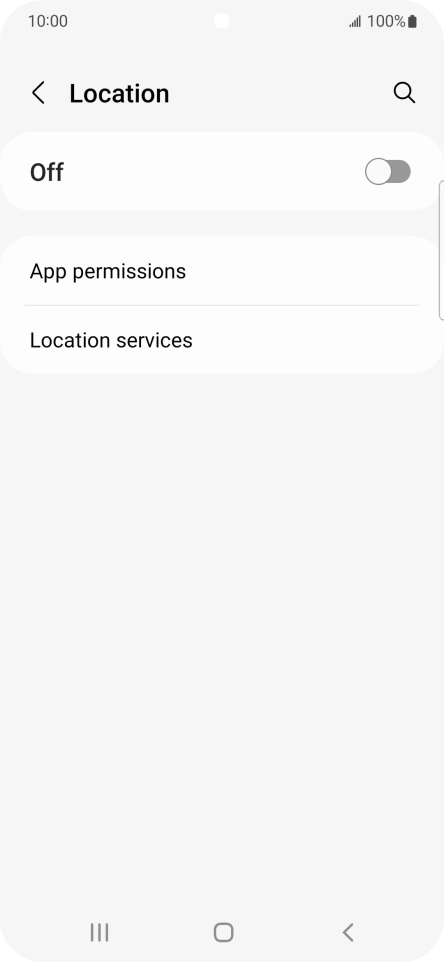 Press the indicator to turn the function on or off.