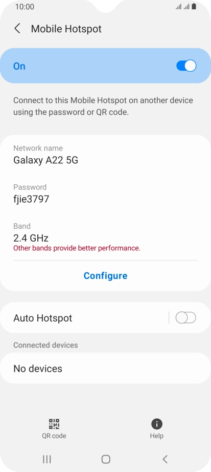 Press the Home key to return to the home screen.