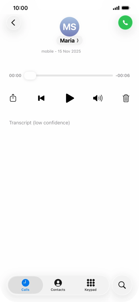 Press the play icon.