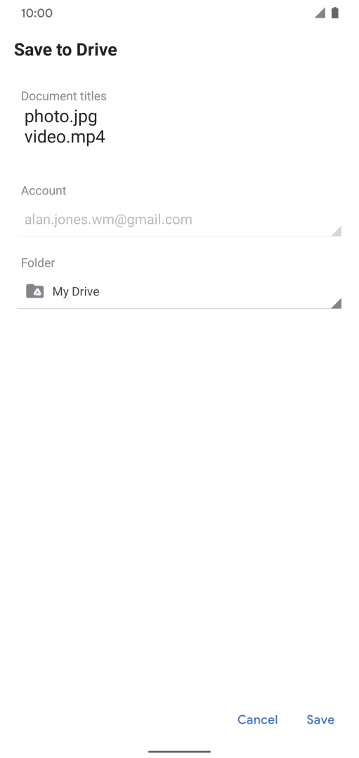 Press the field below 