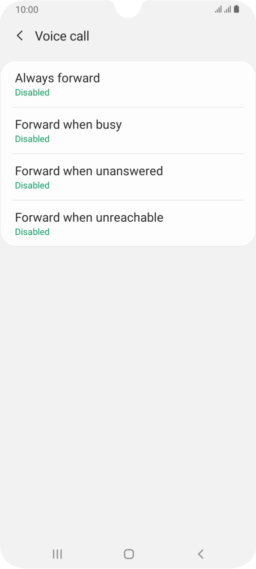 Press the Home key to return to the home screen.