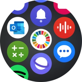 Press the email icon.