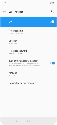 Press the Home key to return to the home screen.