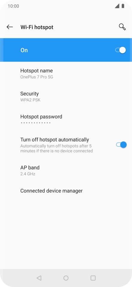 Press the Home key to return to the home screen.