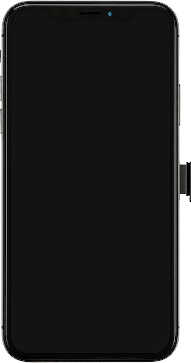 Remove the SIM holder from your phone.