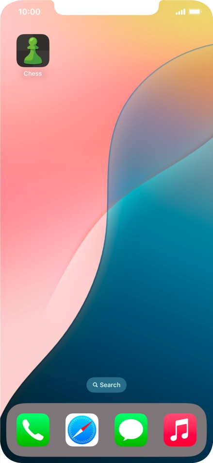 Press and hold the required app.