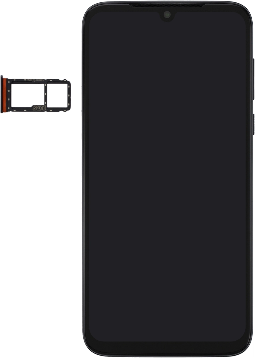 Turn your SIM so the angled corner of the SIM matches the angled corner of the SIM holder.