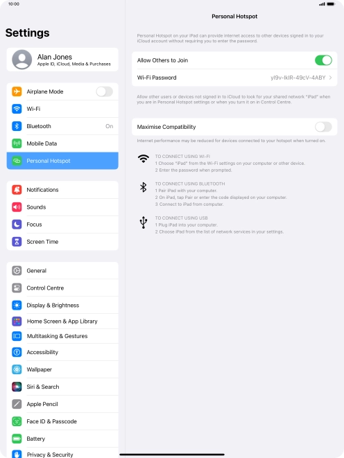 Slide your finger upwards starting from the bottom of the screen to return to the home screen.