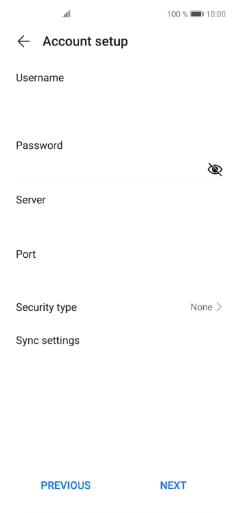 Press the field below 