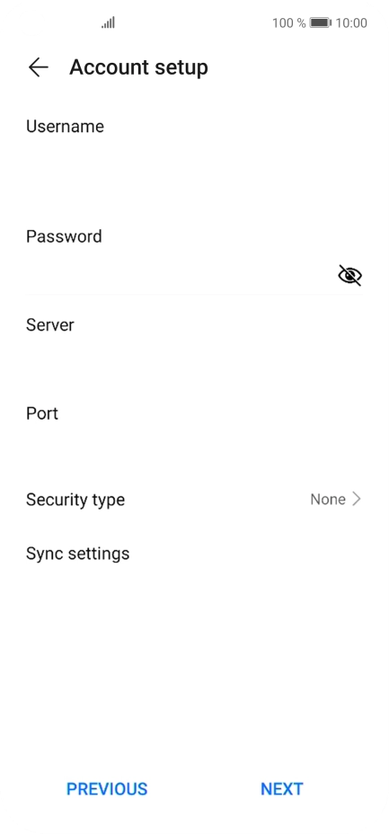 Press the field below 