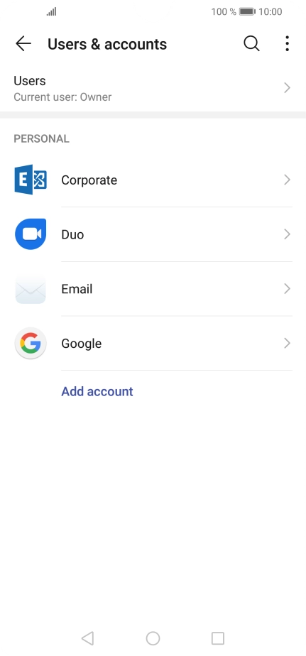 Press the Home key to return to the home screen.