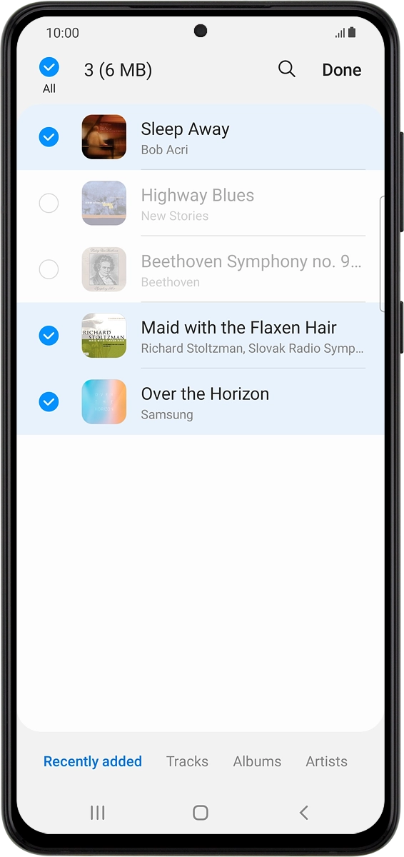 On your phone: Press Done.