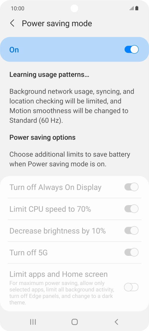 Press the Home key to return to the home screen.