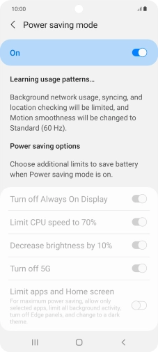 Press the Home key to return to the home screen.
